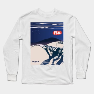 Japan Forest in the Snow Long Sleeve T-Shirt